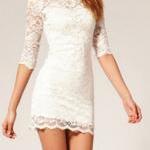 White Lace Dress